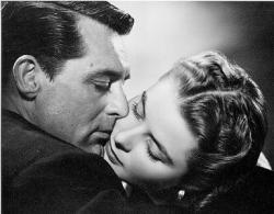 Cary Grant and Ingrid Bergman in Notorious.