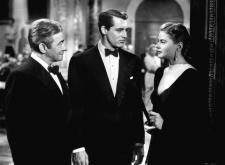 Claude Rains, Cary Grant and Ingrid Bergman in Notorious.