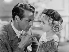 Gary Cooper and Shirley Temple.