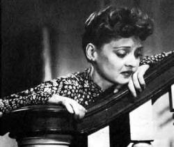 Bette Davis in the schmaltz filled Now, Voyager.