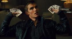 Dave Franco makes like Gambit in Now You See Me