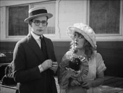 Harold Lloyd and Mildred Davis in Number, Please.