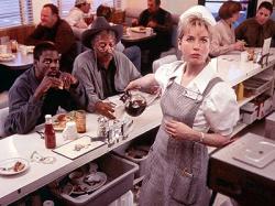 Chris Rock, Morgan Freeman and Renee Zellweger in Nurse Betty. Chris Rock, Morgan Freeman and Renee Zellweger in Nurse Betty.
