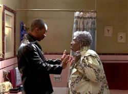 Eddie Murphy and Eddie Murphy in Nutty Professor II. Eddie Murphy and Eddie Murphy in Nutty Professor II.