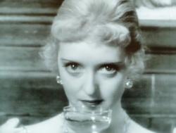 Bette Davis shows off her Bette Davis eyes in Of Human Bondage.