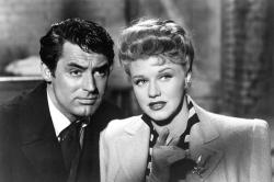 Cary Grant and Ginger Rogers in Once Upon a Honeymoon. Cary Grant and Ginger Rogers in Once Upon a Honeymoon.