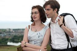 Anne Hathaway and Jim Sturgess in One Day. Anne Hathaway and Jim Sturgess in One Day.