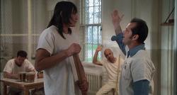 Will Sampson and Jack Nicholson in One Flew Over the Cuckoo's Nest.