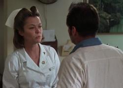 Louise Fletcher and jack Nicholson in One Flew Over the Cuckoo's Nest