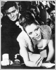Diana Rigg in a typical Bond girl pose.