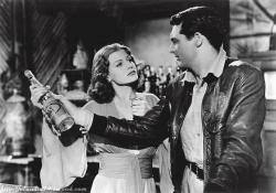 Rita Hayworth and Cary Grant in Only Angels have Wings.