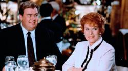 John Candy and Maureen O'Hara in Only the Lonely.