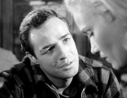 Marlon Brando and Eva Marie Saint in On the Waterfront