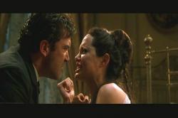 Antonio Banderas and Angelina Jolie in Original Sin.