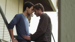 Nicholas Jacob and Michael Aloni in Out in the Dark. Nicholas Jacob and Michael Aloni in Out in the Dark.