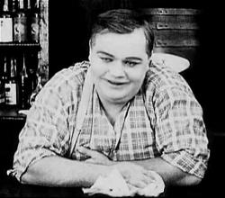 Roscoe 'Fatty' Arbuckle in Out West.