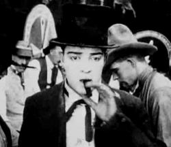 Buster Keaton in Out West. Buster Keaton in Out West.