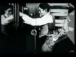 Harold Lloyd as a tailor in Over the Fence.