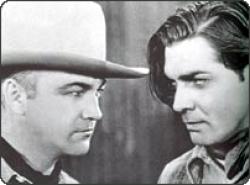 William Boyd and Clark Gable in The Painted Desert. William Boyd and Clark Gable in The Painted Desert.