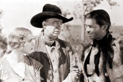 Helen Twelvetrees, J. Farrell MacDonald and Clark Gable in The Painted Desert.