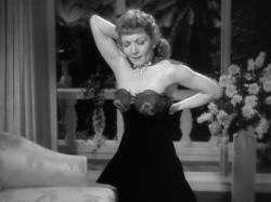 Claudette Colbert in Palm Beach Story.