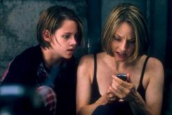 Kristen Stewart and Jodie Foster in Panic Room.