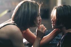 Jodie Foster and Kristen Stewart in Panic Room.