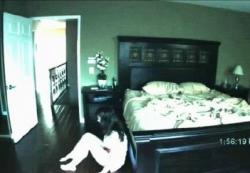 Katie Featherston as Katie in Paranormal Activity.