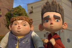 Tucker Albrizzi and Kodi Smit-McPhee provide the voices of Neil and Norman in Paranorman.