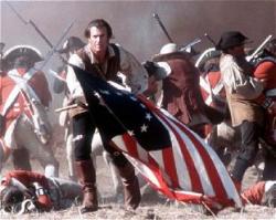 Mel Gibson in The Patriot. Mel Gibson in The Patriot.