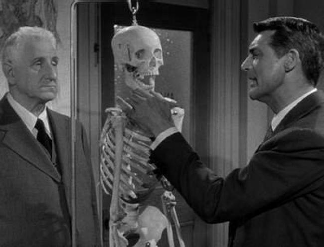 Finlay Currie and Cary Grant in People Will Talk.