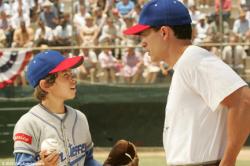 Jake T. Austin and Clifton Colllins Jr in The Perfect Game