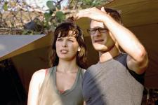 Milla Jovovich and Steve Zahn in A Perfect Getaway. Milla Jovovich and Steve Zahn in A Perfect Getaway.