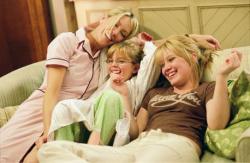 Heather Locklear, Aria Wallace and Hilary Duff in The Perfect Man. Heather Locklear, Aria Wallace and Hilary Duff in The Perfect Man.