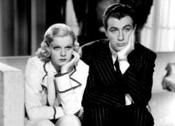 Jean Harlow and Robert Taylor in Personal Property. Jean Harlow and Robert Taylor in Personal Property.
