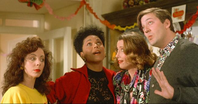Rita Rudner, Alphonsia Emmanuel, Emma Thompson and Stephen Fry in Peter's Friends. Rita Rudner, Alphonsia Emmanuel, Emma Thompson and Stephen Fry in Peter's Friends.