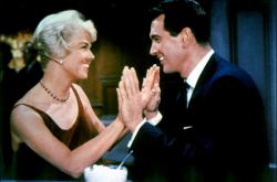 Doris Day and Rock Hudson in Pillow Talk.