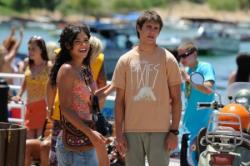 Steven R. McQueen and Jessica Szohr.