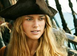 Keira Knightley in Pirates of the Caribbean: Dead Man's Chest. Keira Knightley in Pirates of the Caribbean: Dead Man's Chest.
