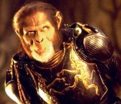 Tim Roth in Planet of the Apes. Tim Roth in Planet of the Apes.