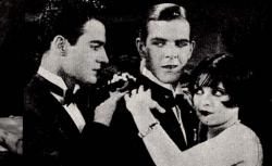 Gilbert Roland, Donald Keith and Clara Bow in The Plastic Age