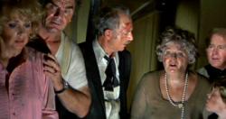 Stella Stevens, Ernest Borgnine, Jack Albertson, Shelly Winters, Red Buttons and Eric Shea in The Poseidon Adventure