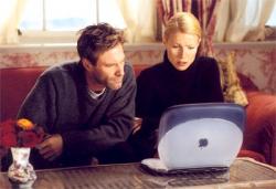 Aaron Eckhart and Gwyneth Paltrow in Possession.