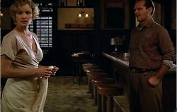 Jessica Lange and Jack Nicholson in The Postman Always Rings Twice. Jessica Lange and Jack Nicholson in The Postman Always Rings Twice.