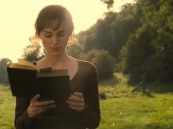 Keira Knightley in Pride and Prejudice.