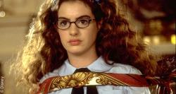 Anne Hathaway in The Princess Diaries. Anne Hathaway in The Princess Diaries.