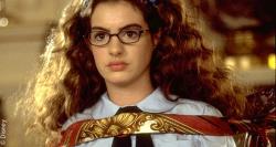 Anne Hathaway in The Princess Diaries.