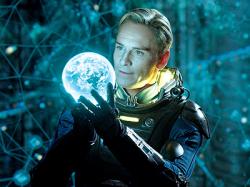 Michael Fassbender as David in Prometheus