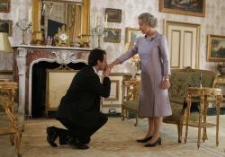Michael Sheen and Helen Mirren in The Queen. Michael Sheen and Helen Mirren in The Queen.