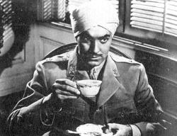 Tyrone Power as the least convincing Indian of all time in The Rains Came. Tyrone Power as the least convincing Indian of all time in The Rains Came.